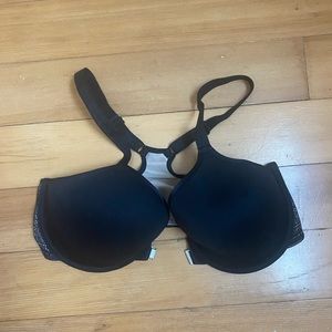 NWOT Chantelle black racerback bra 34DD